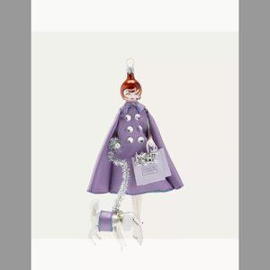 De Carlini Shopping Fashionista Christmas Ornament